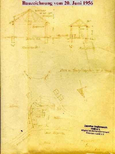 Bauzeichnung vom 20. Juni 1956